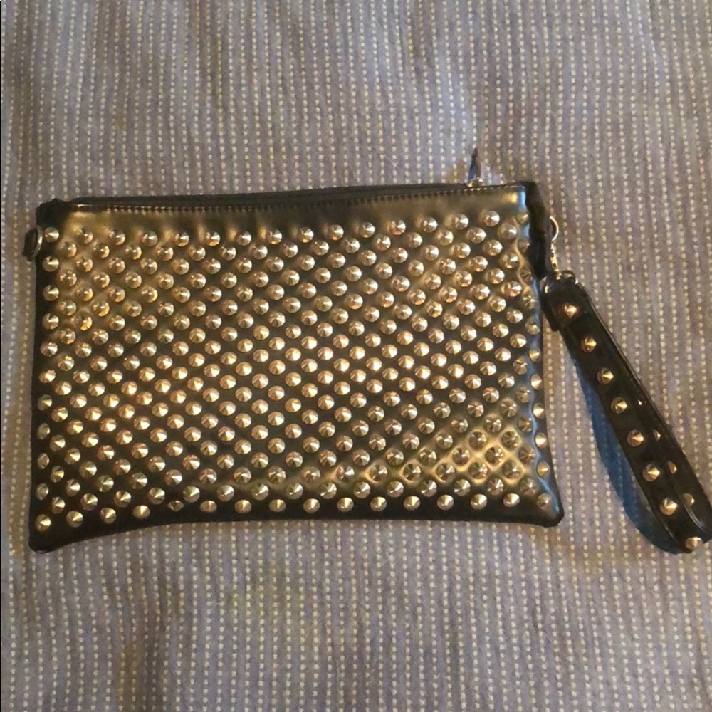 Large Spiked Wristlet